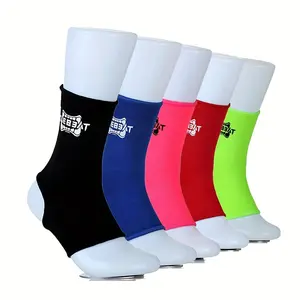 1 Pair Elastic Fabric Ankle Support Braces for Men Women, Lightweight Flexible Ankle Stabilizer, Sports Protective Gear for Boxing, Gym Fitness & Daily Training, Universal Athletic Ankle Accessories