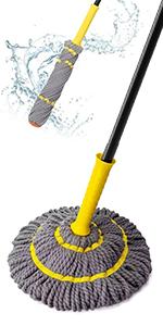 Microfiber Twist Mop Refill, Heavy Duty Mop Head Refills (Not Include Handle)