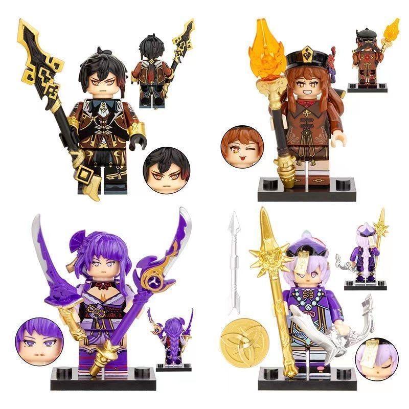 MOC Cartoon Building Block People Assembled Model Children DIY Educational Toys Boys Holiday Gift Ornaments Hobby Collection popular