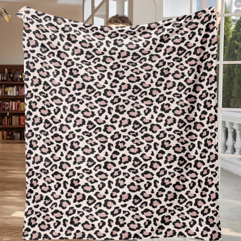 Fluffy Surprise Blankets:Leopard Print Blanket Surprise Box – Hot Pink Purple White Black Pink Gray Brown Turquoise Animal Print Ultra Soft Cozy Plush Fleece Throw Mystery Box Perfect For Y2K Aesthetic, Baddie Style & Wild Fashion Lovers