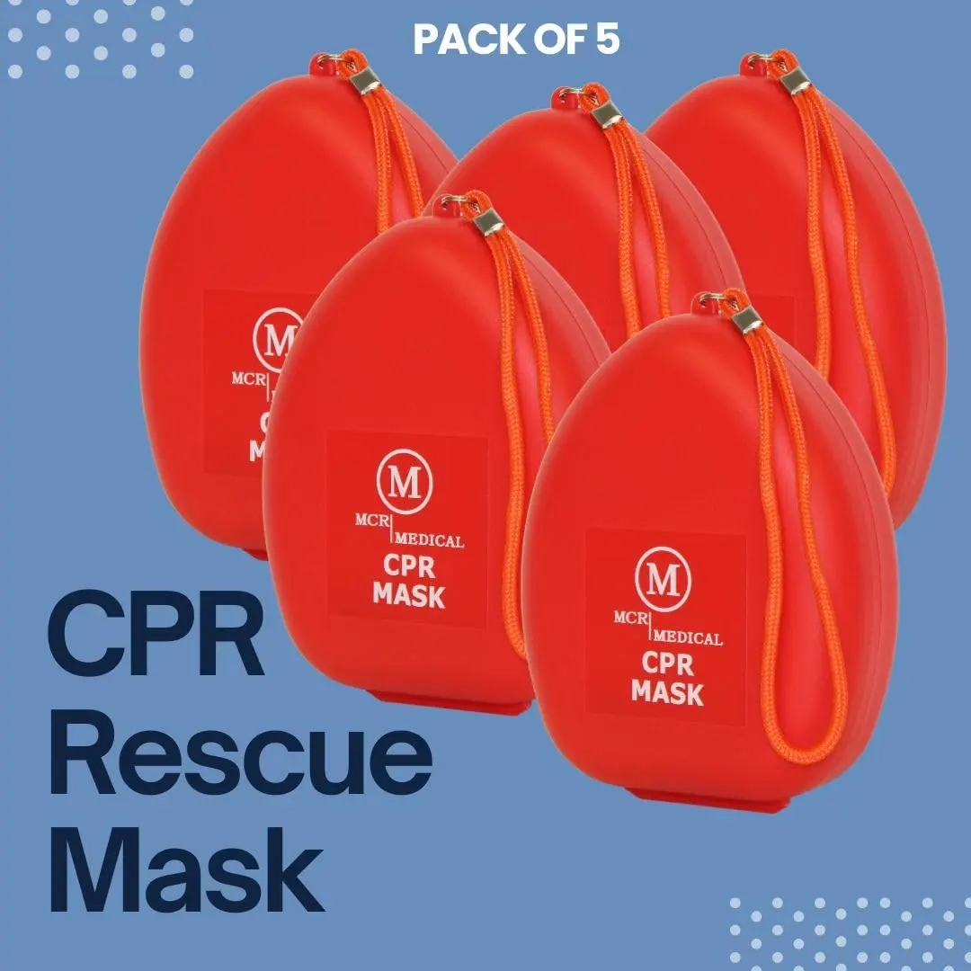 Cpr Mouth-To-Mouth Resuscitation Mask, Unidirectional Valve Emergency Heart-Lung Resuscitation Mask, New Design, Rescue Mask