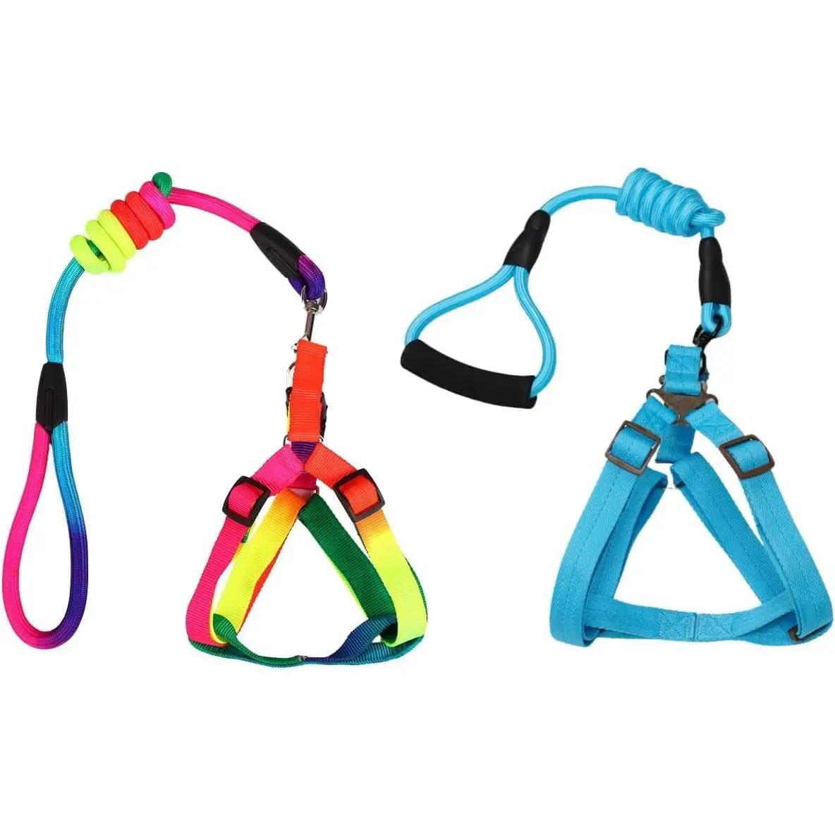 2 Pack Mini Pig Harness & Leash Adjustable Pig Leash Set  Pig Harness Supplies Harness Set for Hog Piggy  Small  Walking Jogging Traning (2 Pcs)
