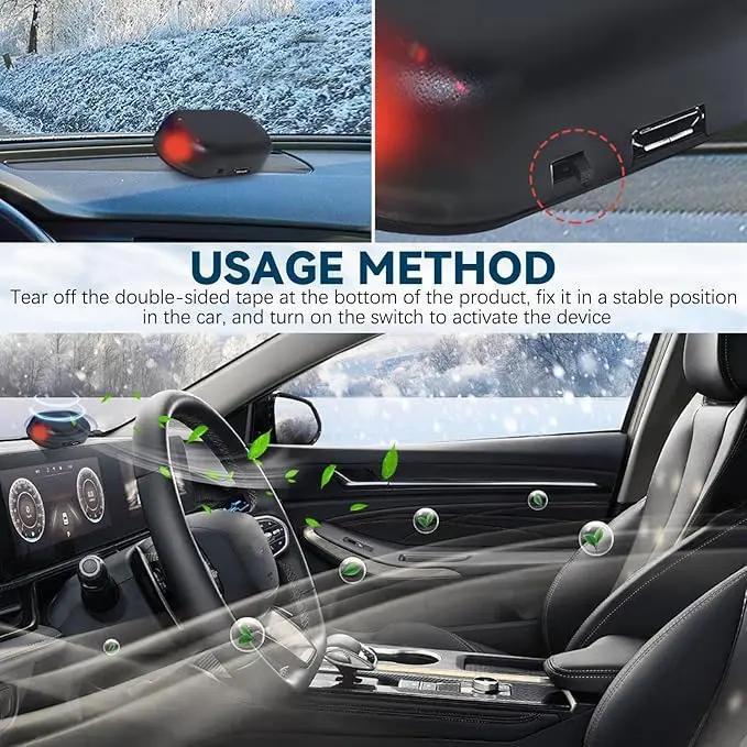 Electromagnetic Car Snow & Ice Remover Antifreeze Instrument Automatic Winter Windshield Defroster for Outdoor Parking Effortless Defrosting Winter Essential