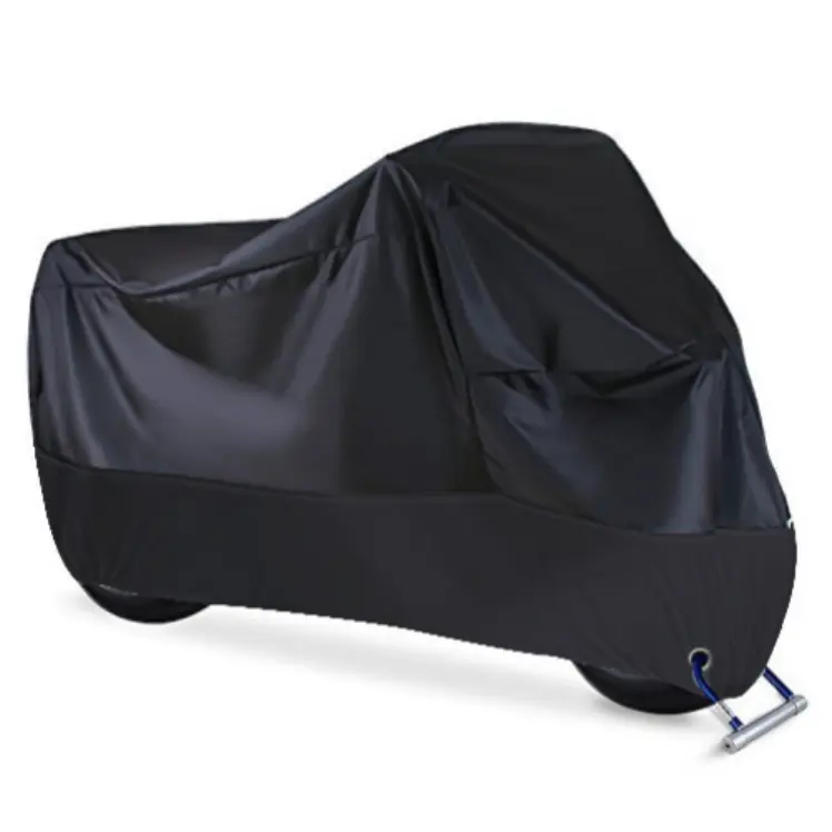 2026 New 210D Oxford Cloth Waterproof Motorcycle Cover with 190T Silver-Coated Fabric, UV Shield, Windproof, Dustproof, Scratch-Resistant, Universal Fit for Cruiser Sport Touring Scooter Moped, Outdoor Storage Travel Essential