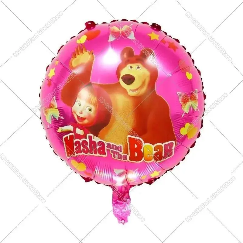 Masha and The Bear Birthday Balloons Decoration Number Bowknot Heart Ballons Set Girl Boy Party Supplies Kids Birthday Favors Masha and The Bear Birthday Balloons Decoration Number Bowknot Heart Ballons Set Girl Boy Party Supplies Kids Birthday Favors