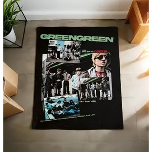 CORTIS GREENGREEN Blanket Soft Throw, K-pop Group Fan Cozy Throw for Music Room Decor