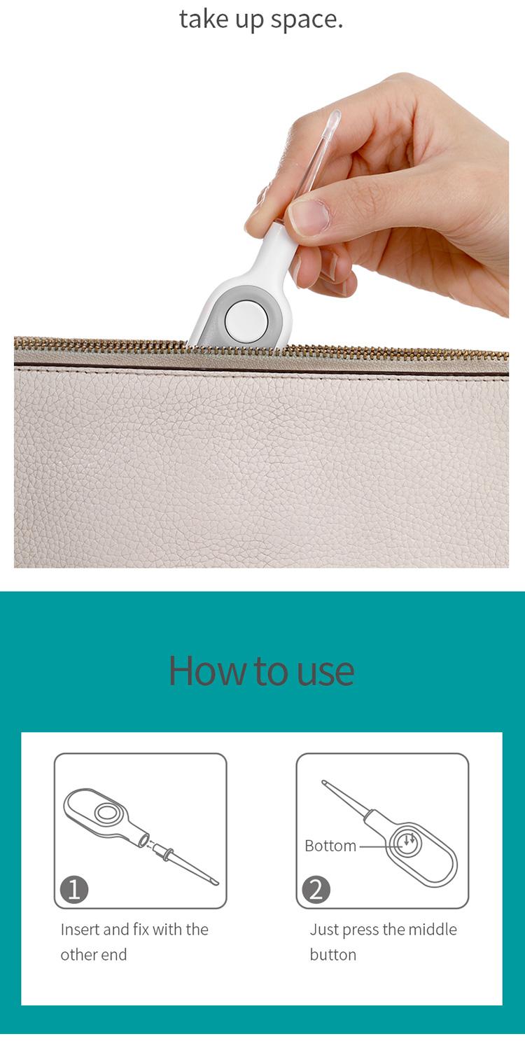 FaSoLa Visual Ear Cleaner for Children, Special Illuminated Soft Tip, Ear Cleaning Tool for Adults, Baby Ear Cleaner with Light