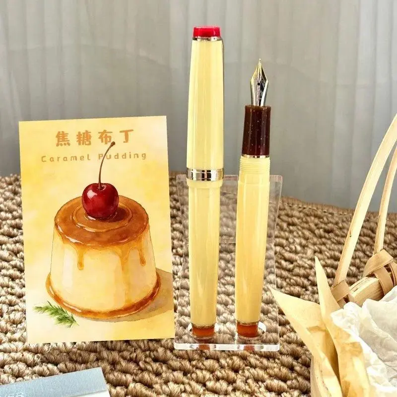 JINHAO 82 Limited Edition Colors Fountain Pen Macaron Color Gold Clip EF/F/M Calligraphy Pen Stationery Office School Supplies, Rose Gold, Cherry Blossoms, Japanese Sweets, Red Bean