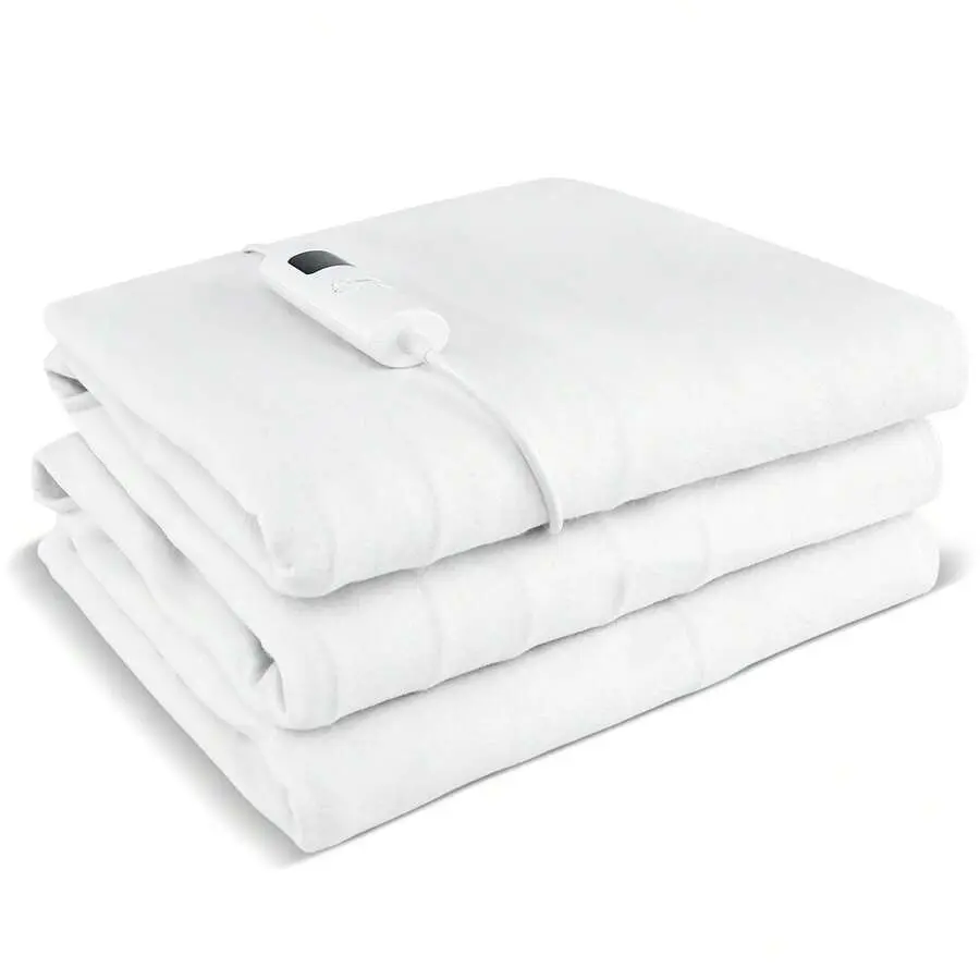 Heated Mattress Pad Twin Size Machine Washable Electric Bed Warmer W/ 9 Heat Setting