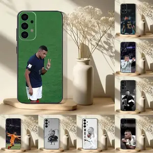 Kylian Mbappé Custom Soft Black Smartphone Case - Cellphone Accessories for Samsung S26, S25, S24, S23, S22, S21, A14, A15, A16, A35 (Ultra, Plus, Lite, FE) - Handheld Device Protection Cover