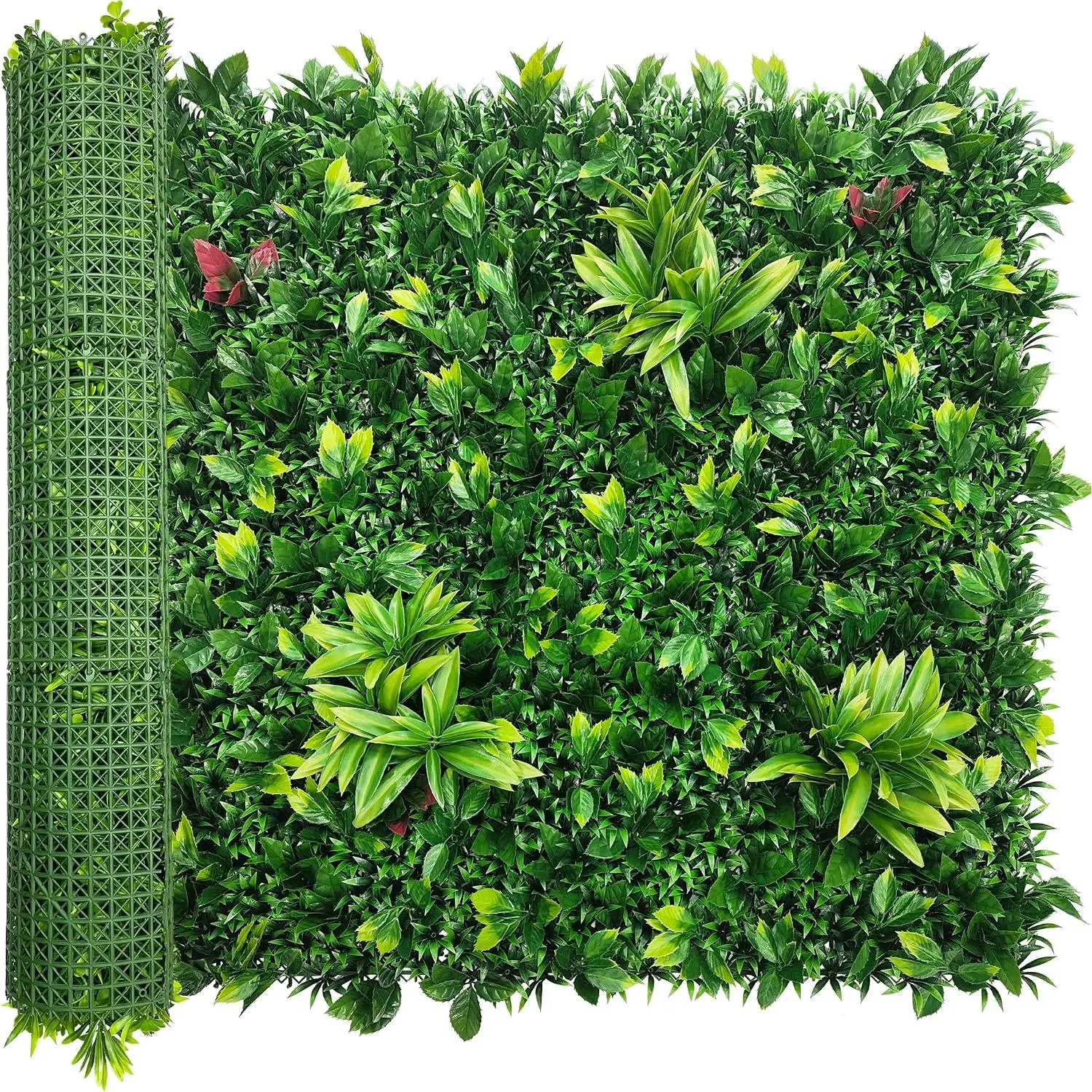 Artificial Boxwood Panels: 40" x 120" (33.5 sqft) UV-Anti  Grass Ivy  Hedge Greenery Backdrop Fence Wall Screen for Garden Fence Covering , Outdoor Indoor  Decor