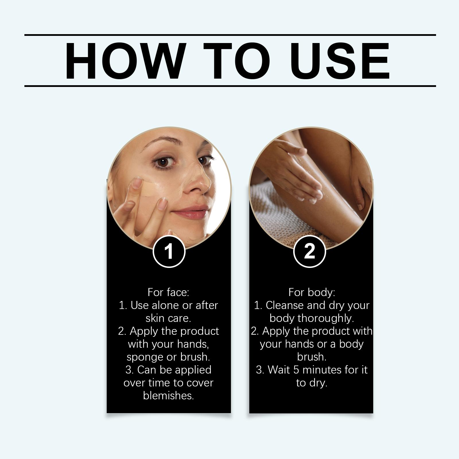 zephoco Concealer Cream Improves Dullness Lightweight Fit Moisturizing Brightening Clear Long-lasting Concealer Cream