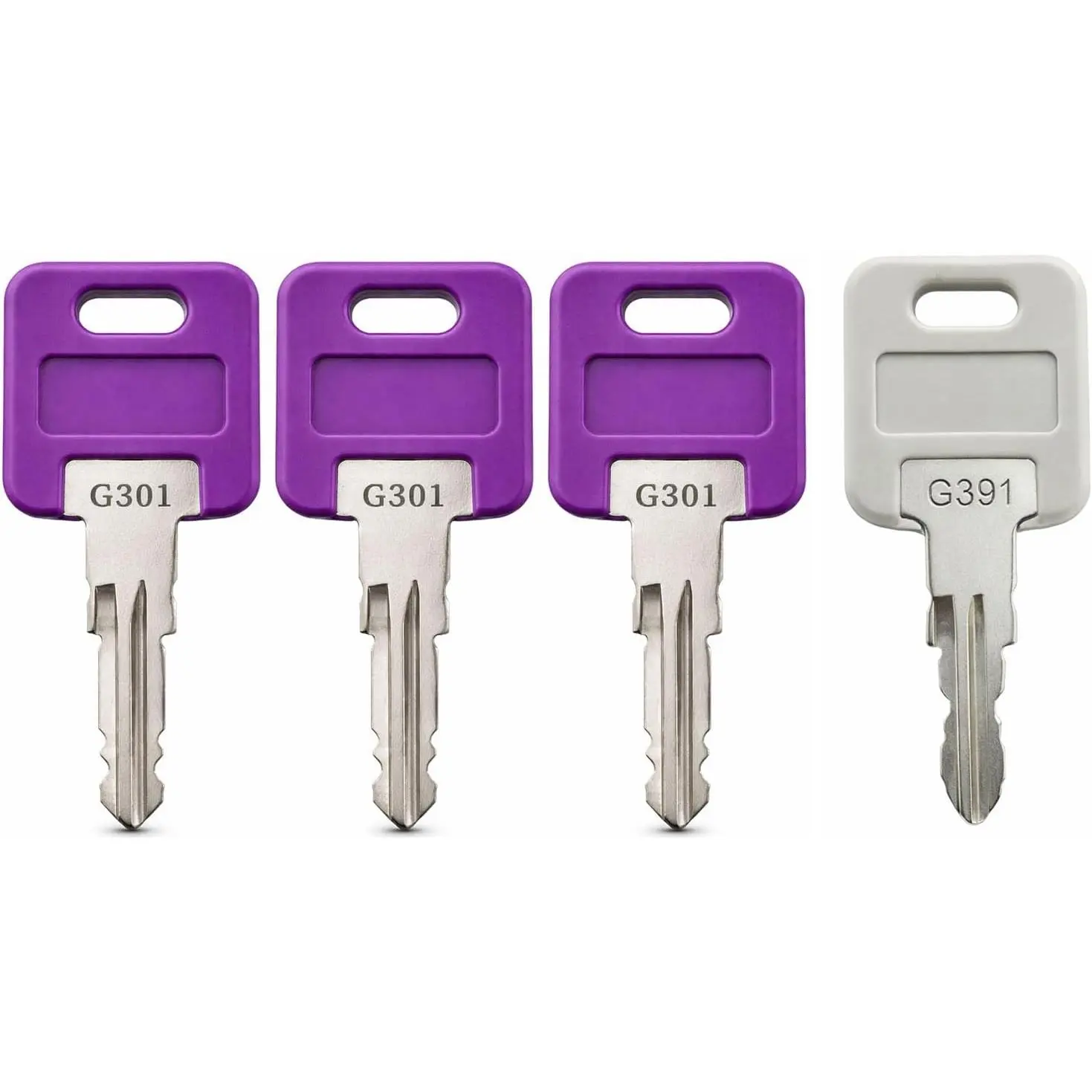 Durable Pre-Cut Replacement Keys Pack for Global Link RV Trailer Camper Motorhome Locks, Code Match to G301-G390 Series, Includes 1 G391 Key