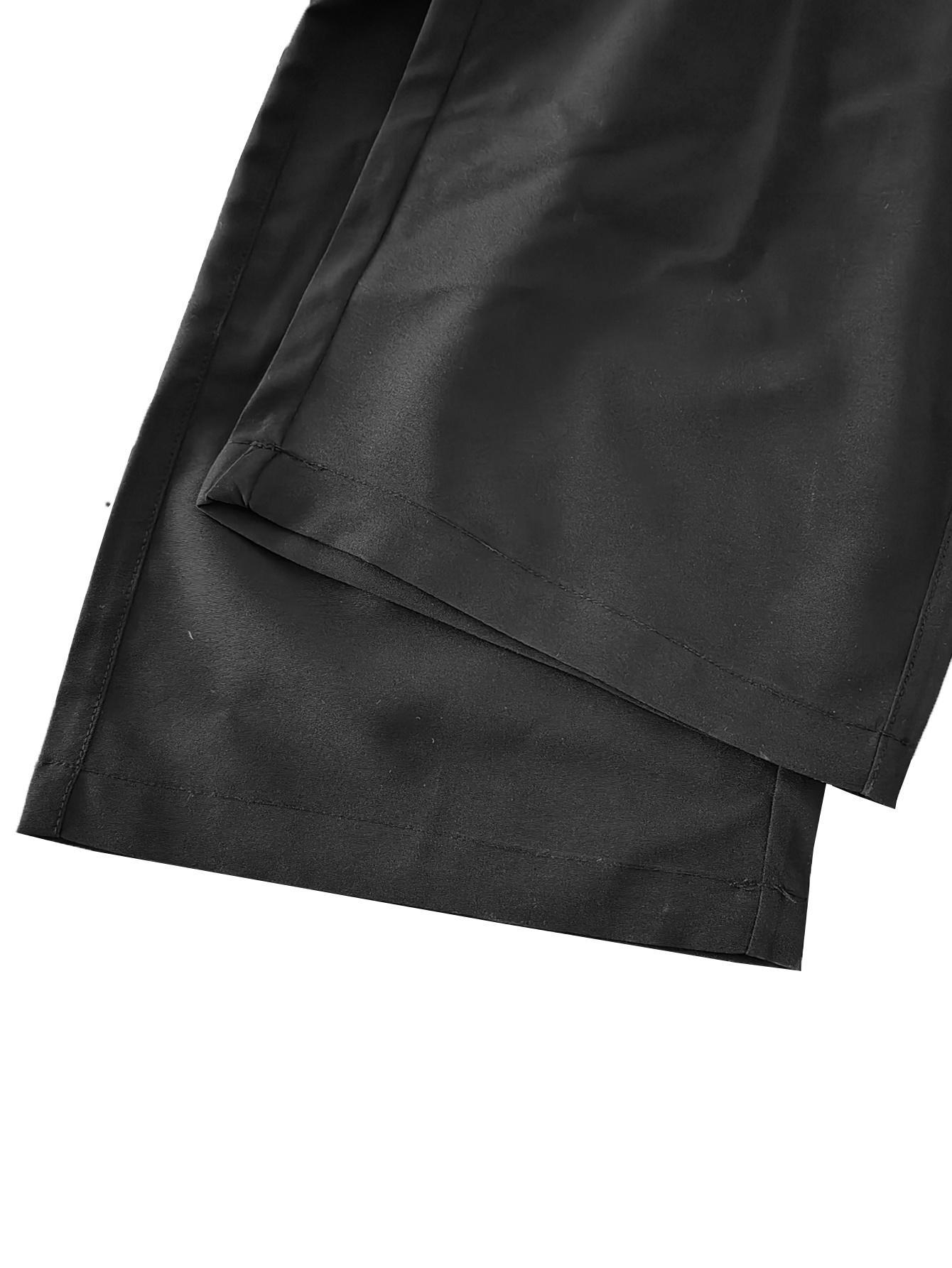 Men's Cargo Pants, Men's Casual Cargo Trousers, Men's Lightweight Breathable Pants, Men's Elastic Waist Cargo Pants, Men's Streetwear Cargo Pants