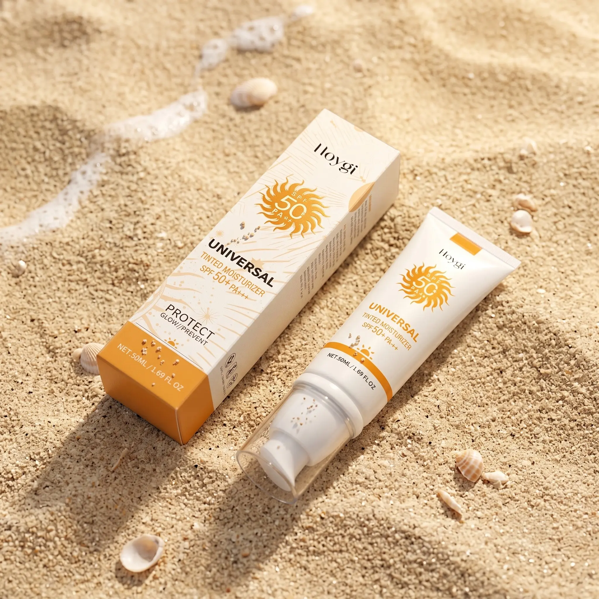 Multi-In-One Foundation Moisturizing Cream, Outdoor Protection, Smooth Texture, Hydrating Skincare, Beauty Cream for Body Skin Care