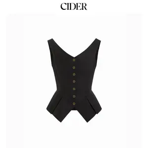 Cider Sweetheart Ruched Peplum Hem Top SummerWins Dealsforyou