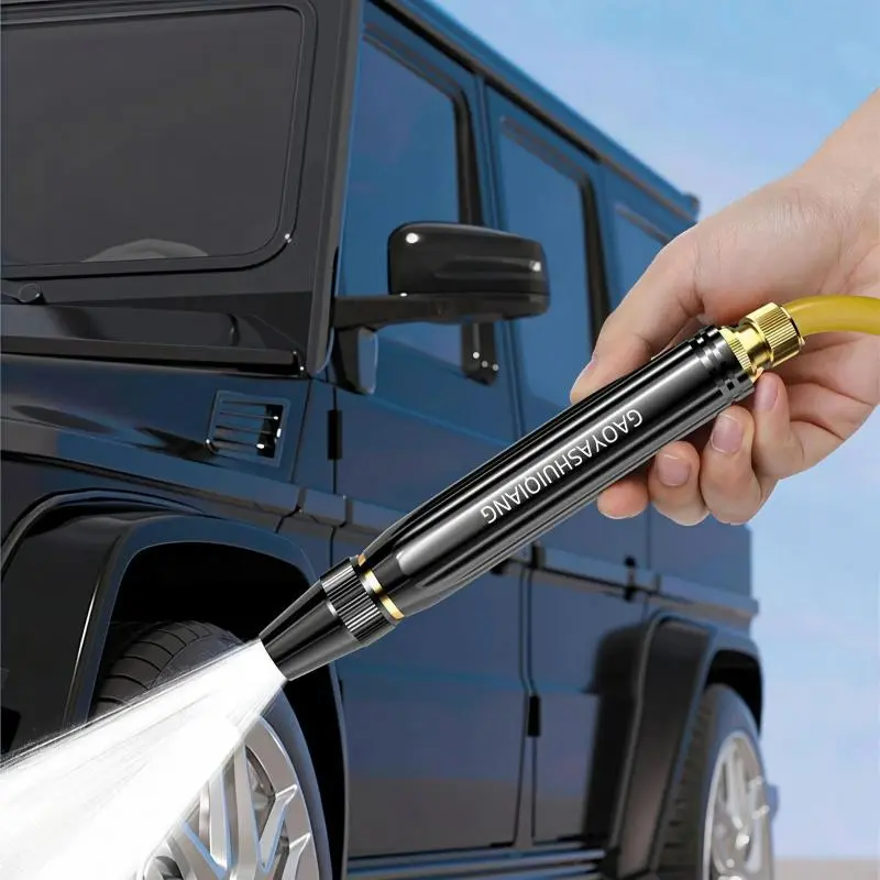 High-Pressure Car Wash Pump Nozzle, Car Wash Jet, Home Use Water Gun Sprayer, Ideal for Flower & Vegetable Irrigation, Specialized Garden Hose Adapter, Car Wash Accessory