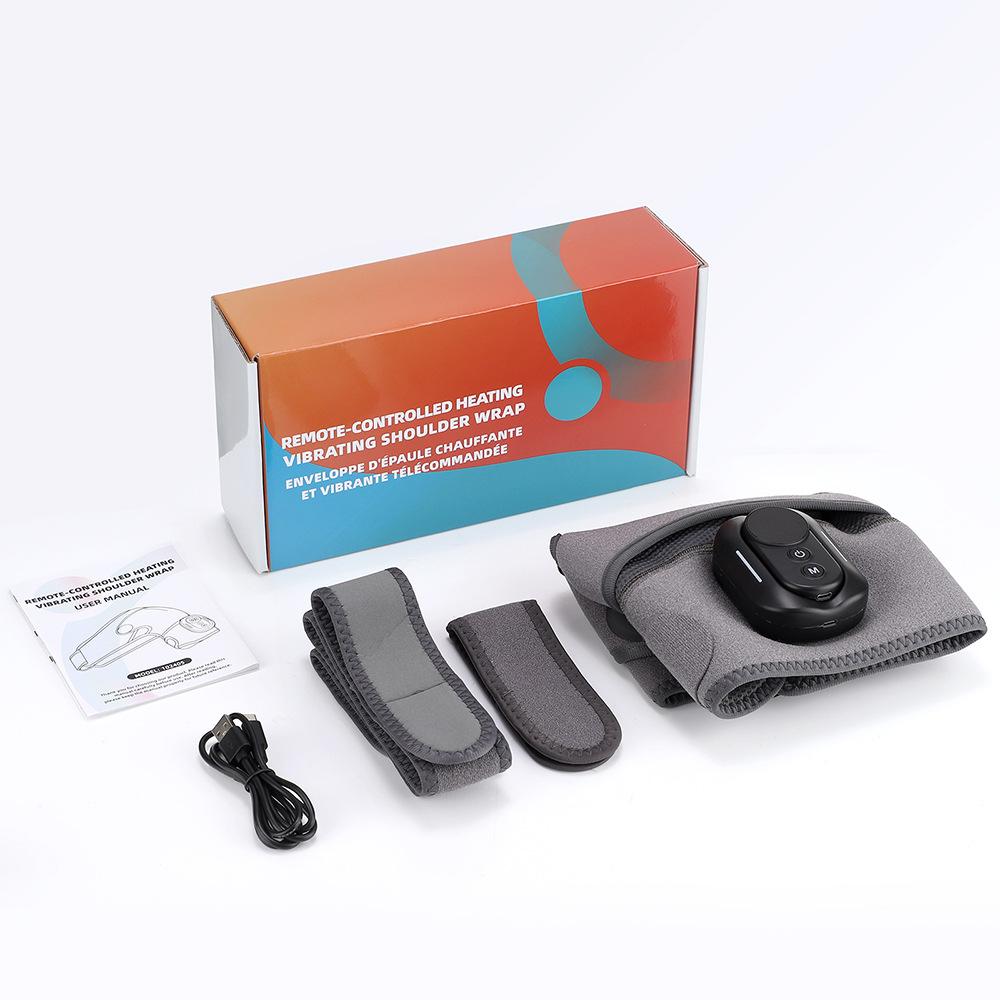 Cross-border heating massage shoulder pads charging heating shoulder pads shoulder periarthritis physiotherapy massager private mold source factory spot clavicular shoulder pad Lightweight Tactical Quick Release Vest clavicular pulls strap