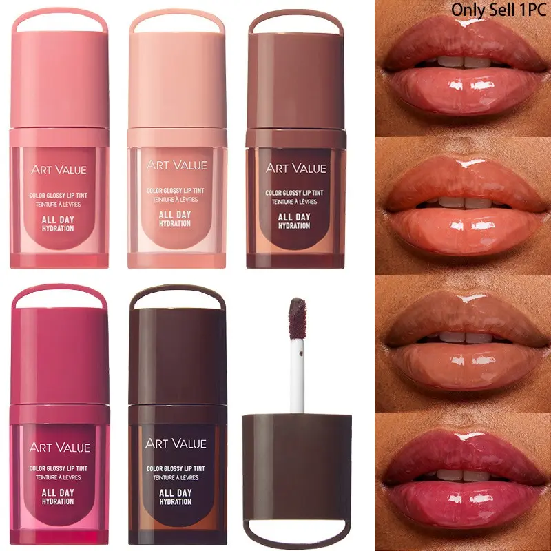 Water-shine mirror lip gloss, Shiny lip gloss, Hydrating Glossy Lipgloss, lightweight and moisturizing, long-lasting shine, silky texture, easy to apply, natural lip makeup