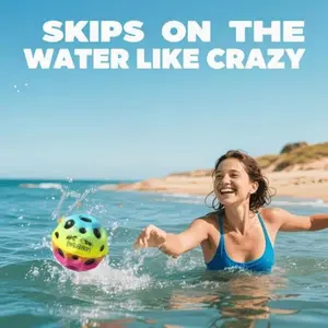 1/3pcs Pool Rebound Water Balls, Durable Floating Balls, High Elasticity Beach Balls, Colorful Soft Elastic, Pool Accessories, Outdoor Activities