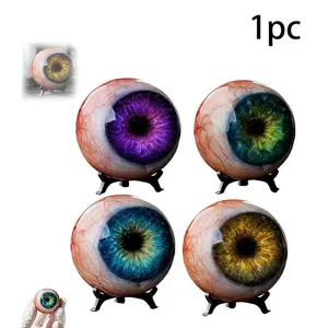Ultra-Realistic Monster Eye Decoration, Horror Realistic Eye Sculpture, Unique Gothic Halloween Gift, Spooky Monster Eye Ornament