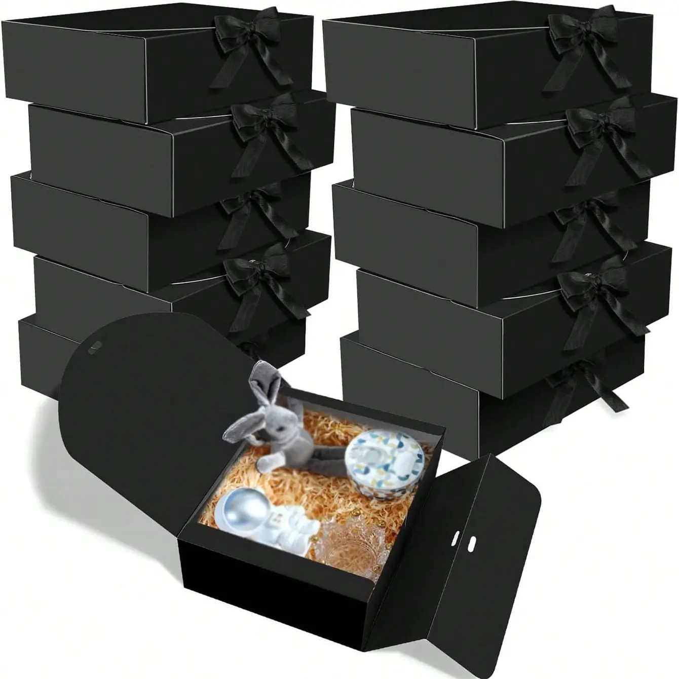 10pcs Gift Box Set, Elegant Wedding Favor Boxes, Perfect for Bridal Shower & Engagement Gifts, Stylish Party Favors