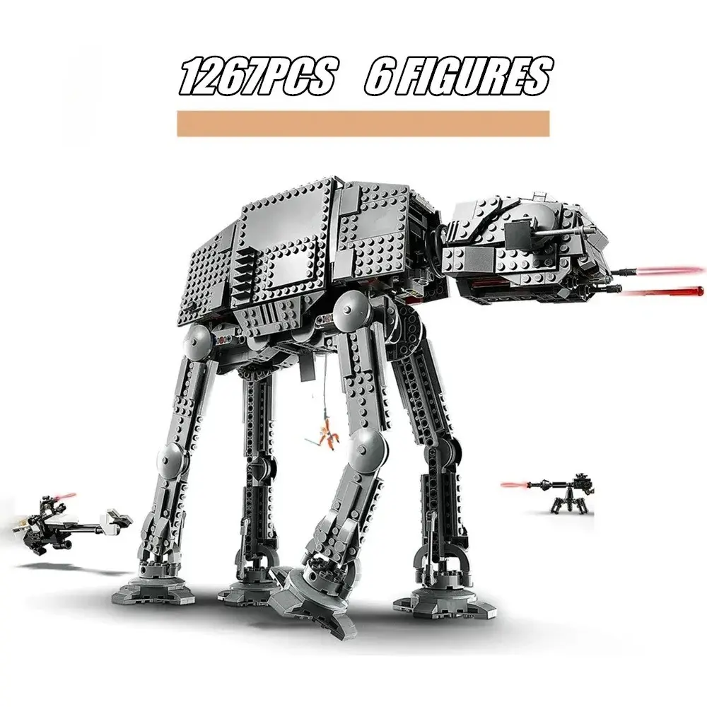 1267pcs AT-AT Walker Transport Armor Robot Building Model Toy Gift, Perfect for Adults Boys Girls Kids, Holiday Party Birthday Present