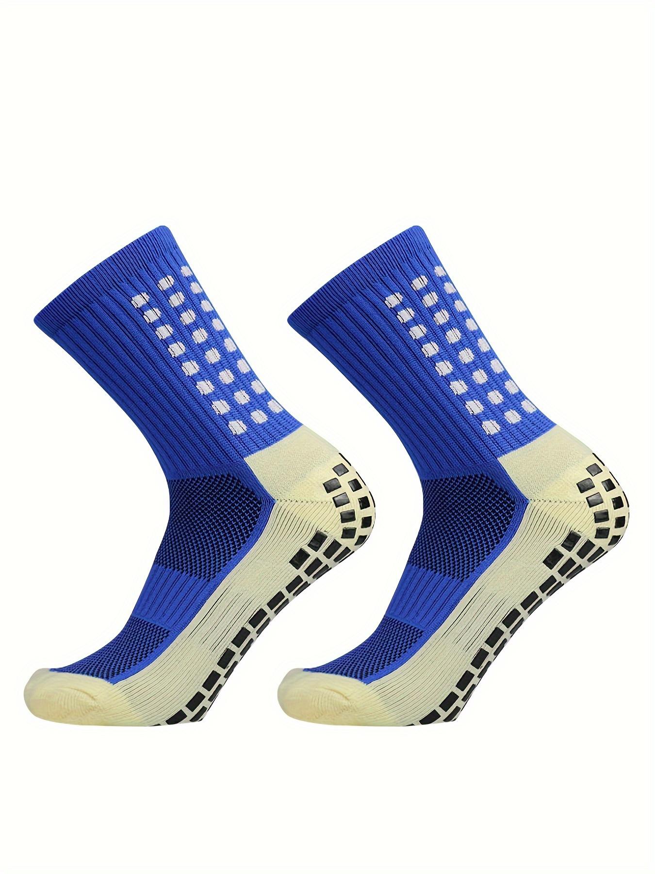 6 Pairs Supreme Comfort Sports Leg Socks - Ultra-Breathable, Anti-Slip Silicone Grip for Football & Soccer - High-Performance Outdoor Adventures Set