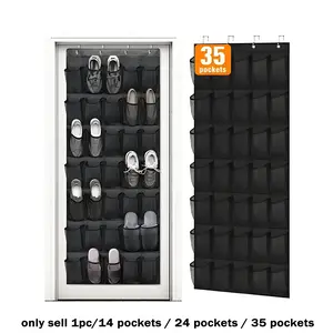 Door Hanging Storage Bag, Multi-Layer Shoe Rack, Non-Woven Fabric Closet Organizer, Space Saving Home Storage Solution, Fabric Storage Units, Hangable, Display Storage Rack, Bedroom Shoe Rack, Back Door Storage