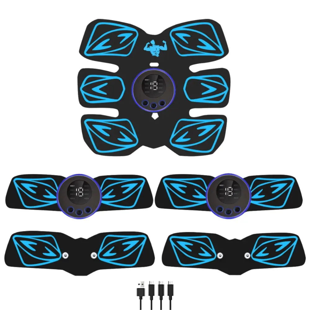 ABS Stimulator, Muscle Machine Workout Equipment, Ab Toning Belt Muscle Toner Fitness Training for Abdomen/Arm/Leg, Ab Trainer for Home Body Shape
