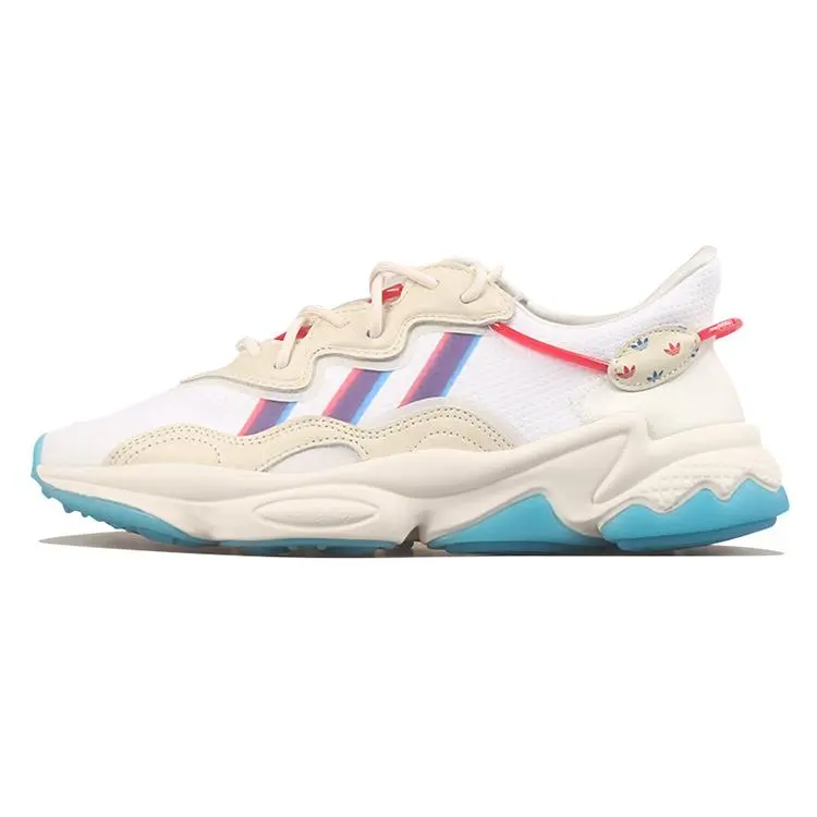 Adidas Originals Ozweego Mesh and Leather Sneakers for Men and Women – Retro, Comfortable, Cushioned, Non-Slip, Low-Top Verifiable, with credentials and supporting global authentication