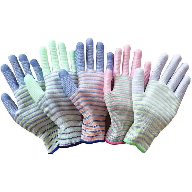 6 Pairs Esd Safe Zebra Gardening Gloves, Anti-Slip, Durable, Aesthetic Work Gloves, Ideal for Gardeners and DIY Enthusiasts