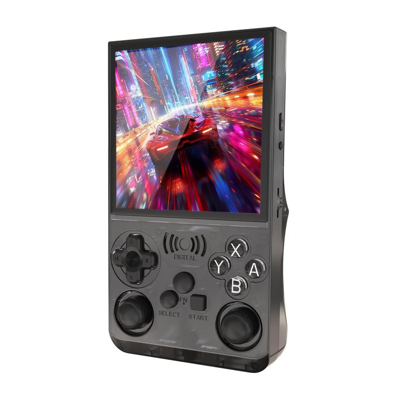 GAMINJA Upgraded ANS13 Open-source Handheld Game Console Linux System 4-inch IPS High-definition Screen Gaming Handheld Portable Retro and Handheld Device Comes with Over 15,000 Games and 20+ Emulators