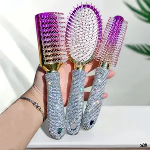 3 Pack Hair Styling Comb Set For Curly Hair, Scalp Massage & Curl Defining Detangling Brushes, Heatless Gentle Hair Care Tools For Women & Girls