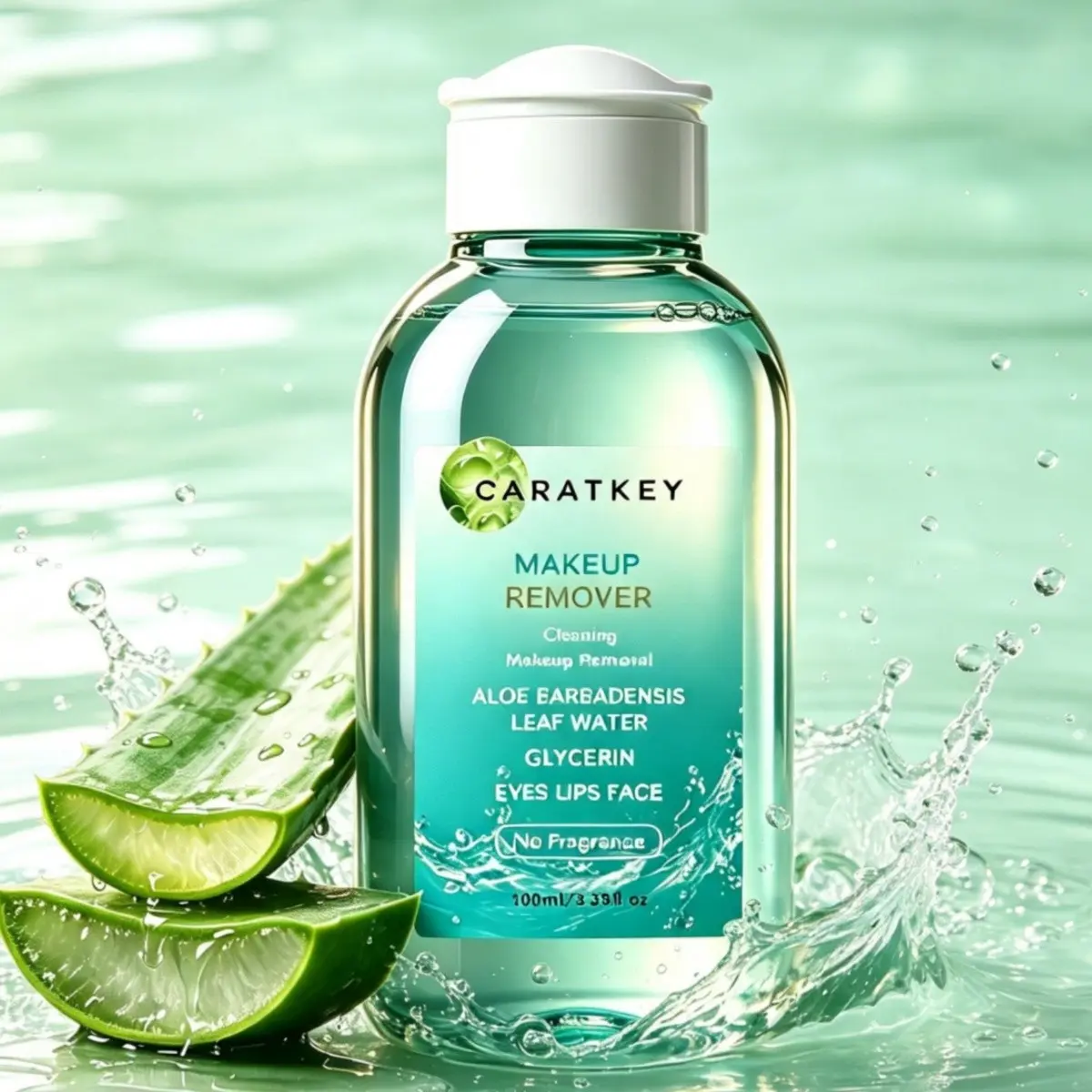 Makeup Remover For Waterproof Makeup, Hydrating Facial Cleanser & Makeup Remover Suitable for Sensitive Skin Vegan Cruelty Free 3.38 fl.oz 1 Count