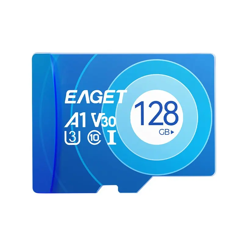 EAGET 128GB Micro SD Card U3 V30 A1 High Speed 100MB/s TF Memory Card Storage Expansion for Dashcam, Surveillance Camera, Drone, Game Console & Mobile Phone - tfcard,memorycard,storagedisk - dashcamaccessory,techgift,birthdaygift