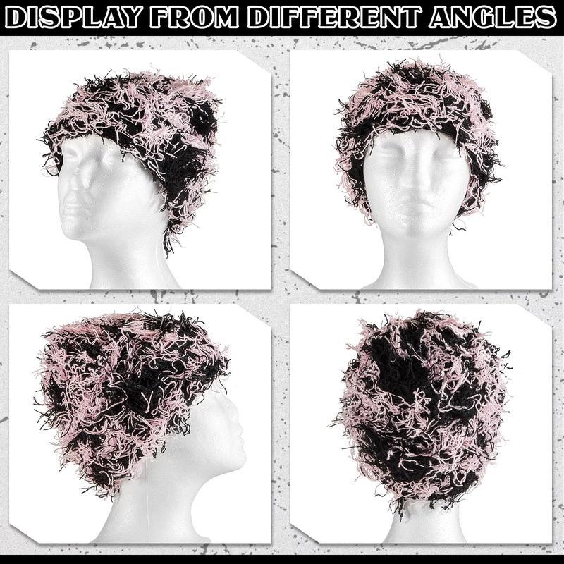 2026 New Arrival Distressed Knitted Fuzzy Beanie – Thick Warm Unisex Winter Hat for Outdoor Daily Wear, TikTokShopBlackFriday Christmas 2026 New Arrival Distressed Knitted Fuzzy Beanie – Thick Warm Unisex Winter Hat for Outdoor Daily Wear, TikTokShopBlackFriday Christmas