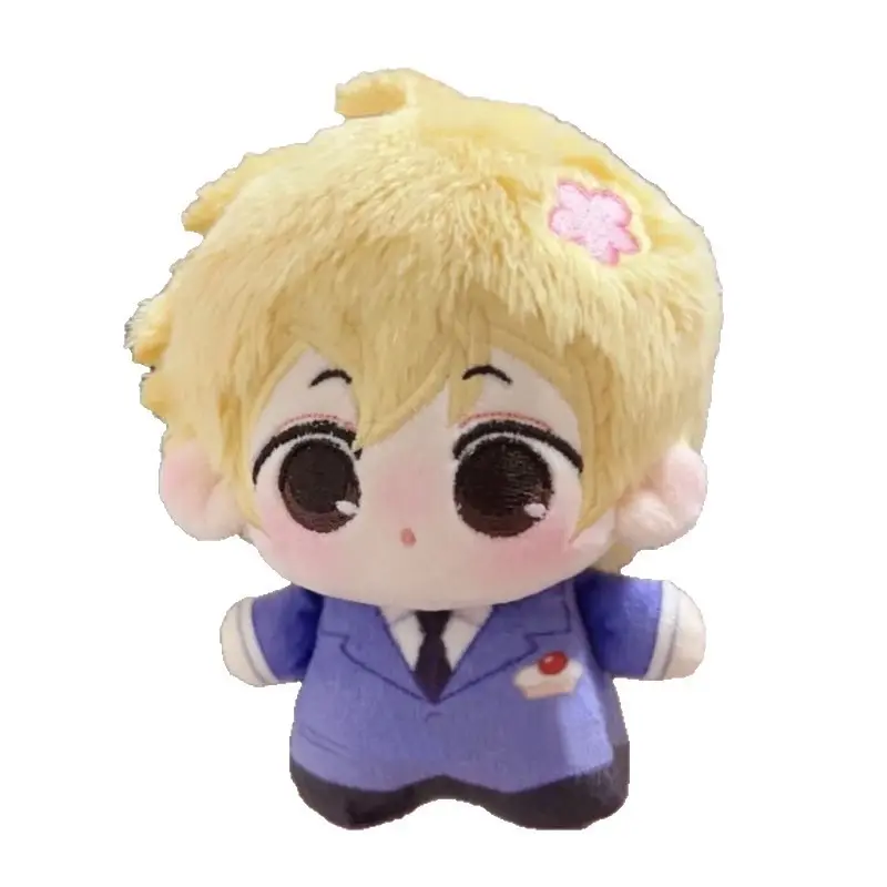 Ouran High School Host Club Honey Senpai Plush Keychain, Mitsukuni Haninozuka 10cm Chibi Cotton Doll Pendant, Classic Shoujo Anime Backpack Charm Gift For Anime Fans