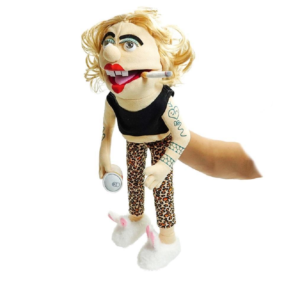 30/60cm Jeffy Hand Puppet Plush Children Soft Doll Talk Show Party Props Christmas Doll Plush Toys Puppet Kids Gift