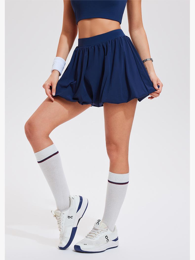 Flowy Bubble Skirt for Women High Waist Cute A-Line Mini Skirt Y2K Casual Party Skort