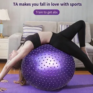 Large Anti-Burst Yoga Exercise Ball, Thickened Non-Slip Stability Ball, Ideal for Core Training, Pregnancy Care, Pre-Natal Prep, Home Gym Fitness