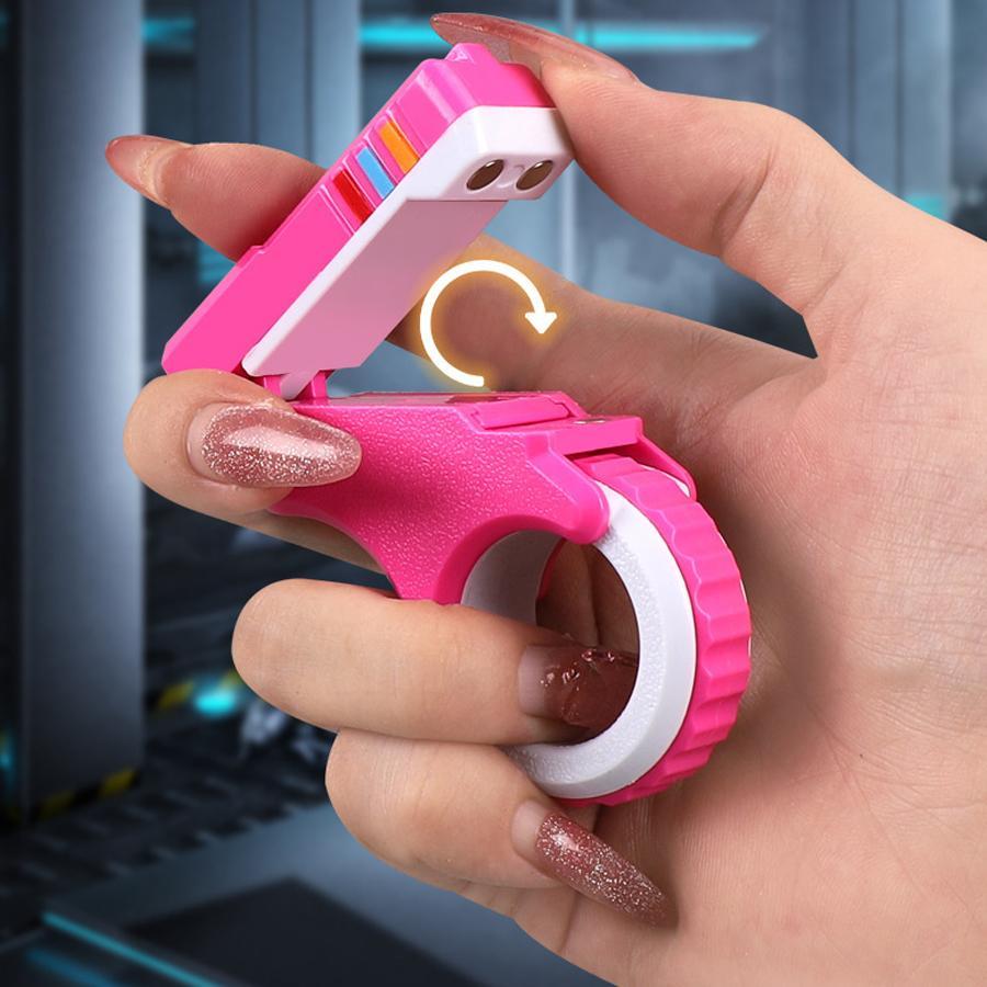 3D-Printed Decompression Slider Toy, 1 Count EDC Finger Spinner, Stress Relief Fidget Toy for Adults & Teens, Novelty Gift Toy, Stress Relief Fidgeting