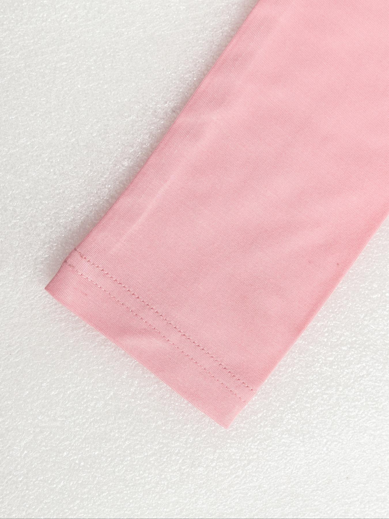 Women's Solid Long Sleeve Crop Tee & Flare Leg Skinny Pants Loungewear Set, Casual Round Neck Top & Bell Bottom Leggings, Sleepwear Set for Women