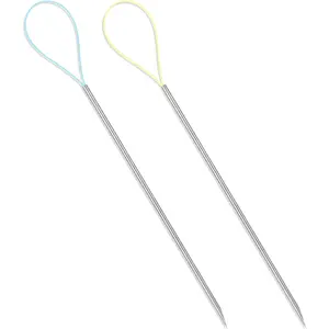 2 Pcs Thread Snag Nab It Repair Needle, Magic Sewing Needle Puller Tool for Craft, Leather, Hand Quilting, Woven Knitted Cloth, Garments, Drapes