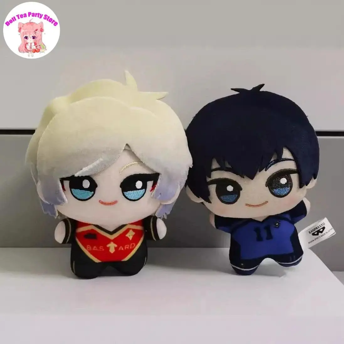 Blue Lock Isagi Yoichi Bachira Meguru Plush Doll Print Body Figures Dolls 10CM Bag Charm Pendant Anime Keychain Toy Plushie Gift