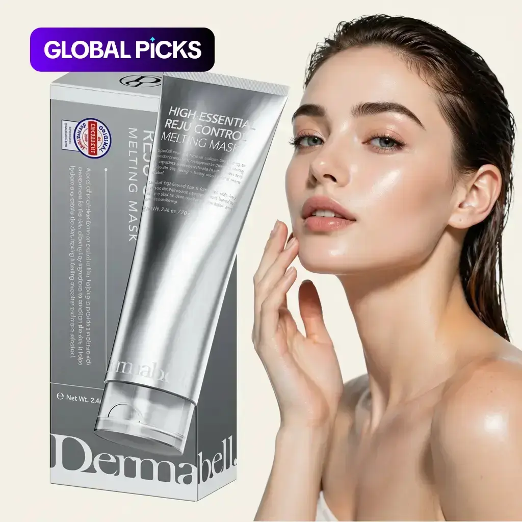 Dermabell Collagen Peel-Off Face Mask 70g, Moisture Masque, Hydrating and Moisturizing Gel Mask, Gentle Skin Repair, Oil Control for Dry, Dull and Tired Skin, Glow-Boosting Facial Mask, for Men and Women #GLOBAL PICKS