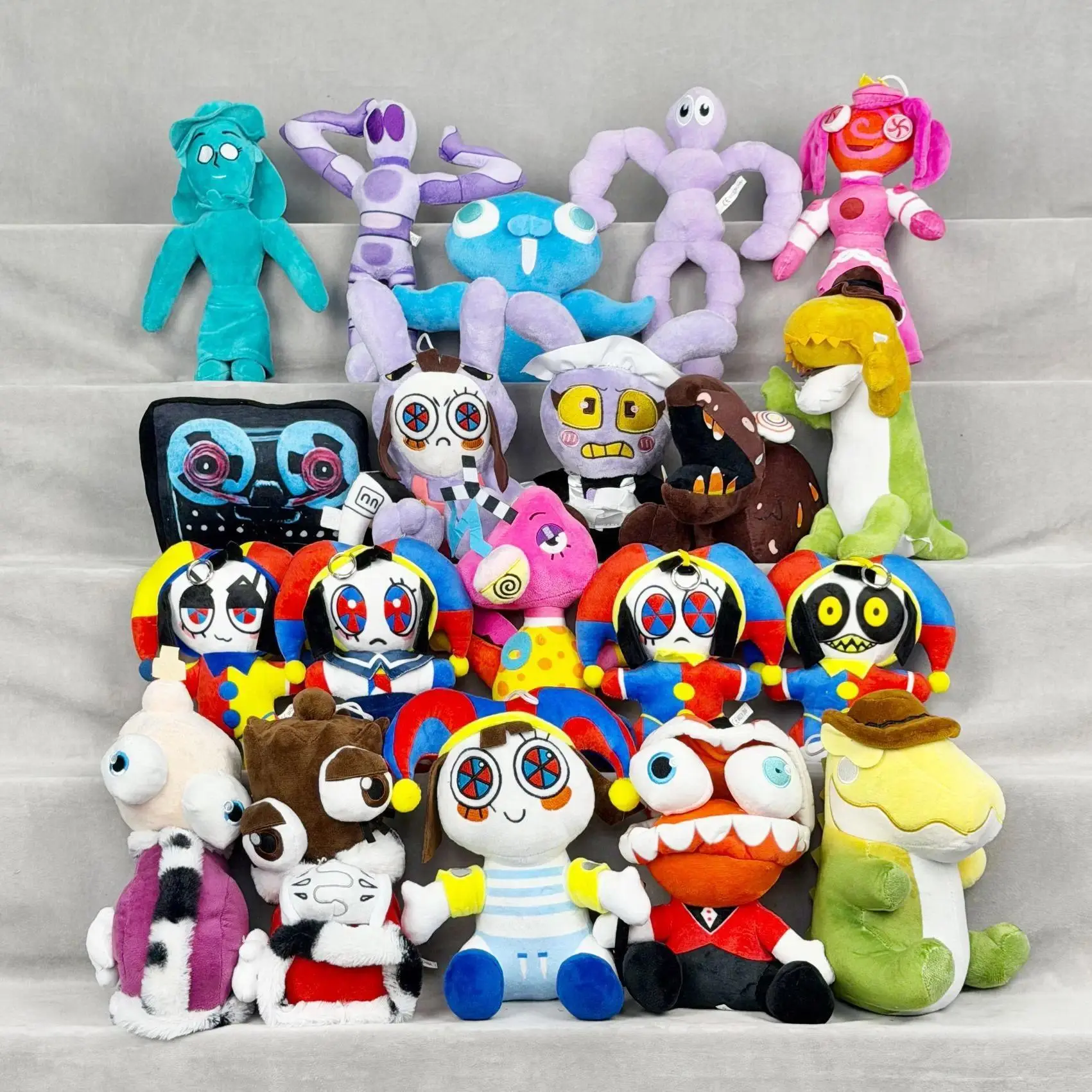 New Style The Amazing Digital Plush Toys Amazing Circus Clown Rabbit Plush Dolls Periphery Stuffed Toy Adults Gifts