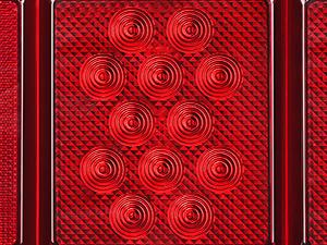 Nilight Rectangle Red LED Triple Tail Lights Nilight Rectangle Red LED Triple Tail Lights