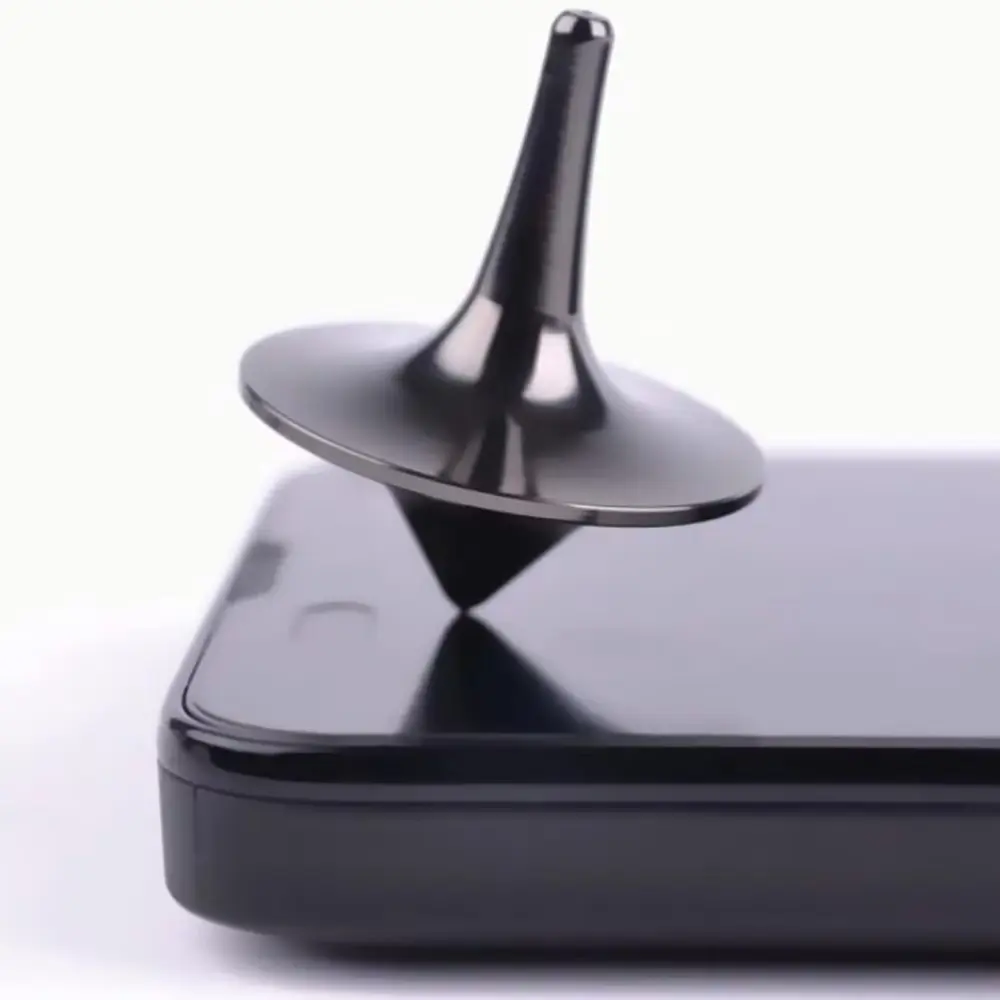 Titanium Alloy Gyroscope, High-End Elegant Perfect Balance Desktop Gyro, Ideal for Office Activities, Available in 1 or 3 Pieces, Metal Spinning Tops Round