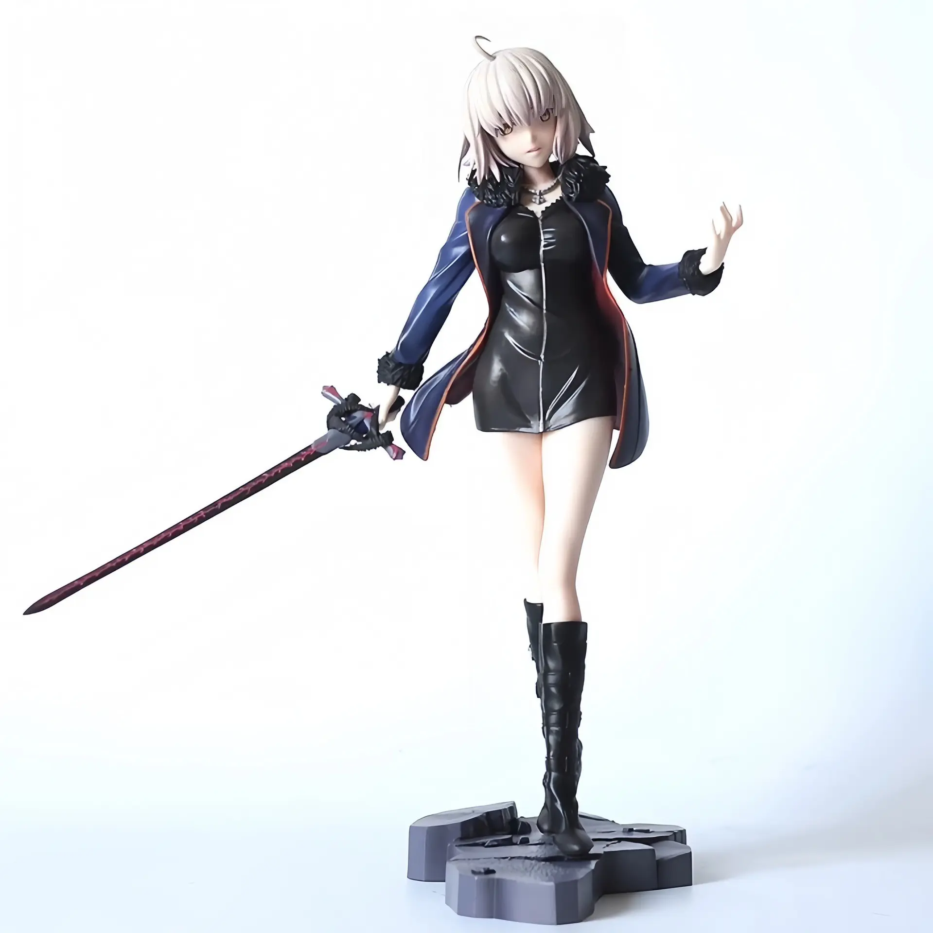 Fate Jeanne D'arc Figurine, New Shibuya Uniform Display Piece, Movie Game Collectible, Latest Release Handmade Model